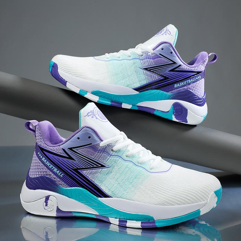 Баскетбольная обувь мужская спортивная обувь для школьников и студентов колледжей легкая фрикционная обувь для тренировок по спортивным правилам для молодежи