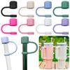 Silicone Hexagonal Nut Straw Cap Drinking Straw Topper Reusable Water Cup Accessories