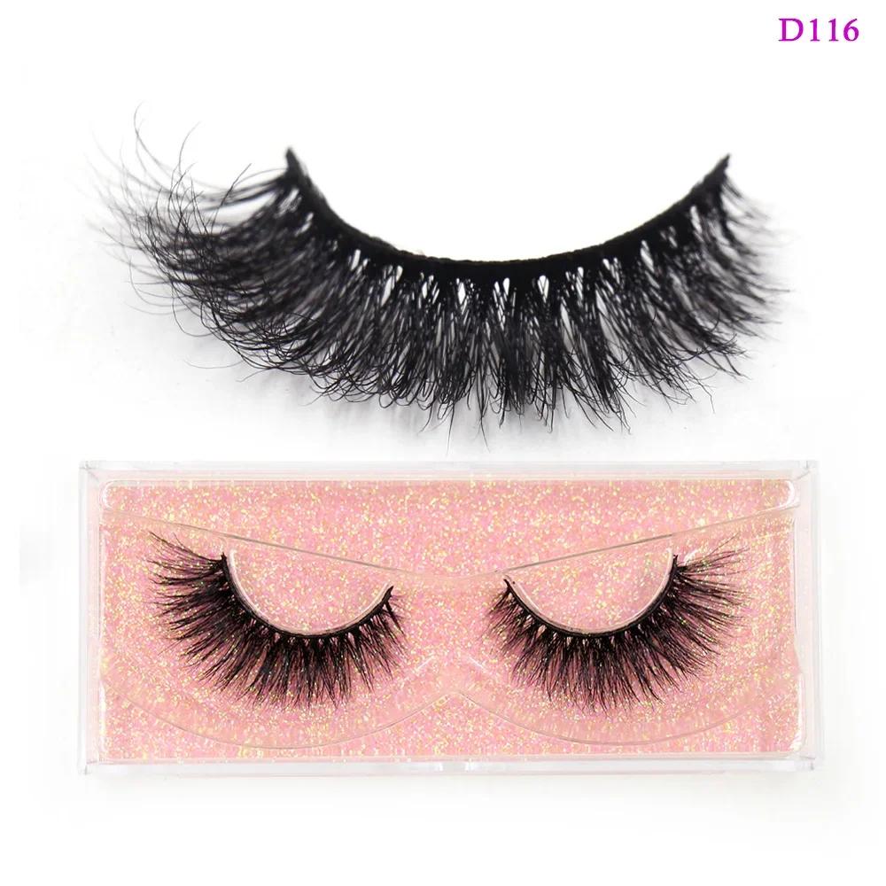 LEHUAMAO Eyelashes 3D Mink Lashes Criss-cross Strands Cruelty Free High Volume Mink Lashes Soft Dramatic Eye Lashes Makeup D101