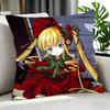 Anime Rozen Maiden Cushion Cover Cushion Cover Set 4Pcs 50X50 45X45 40X40 Pillowcase Decorative Sofa Home Decor