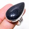Purple Sunstone Gemstone 925 Sterling Silver Jewelry Ring Size 9 O1t42