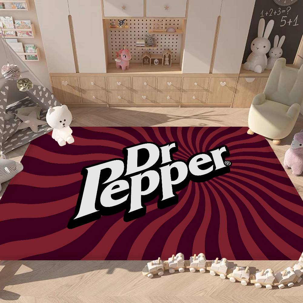 D-Dr Peppers Logo Floor Mat Rectangle Anti-slip Home Soft Badmat Front Door Indoor Outdoor Mat Welcome Doormat