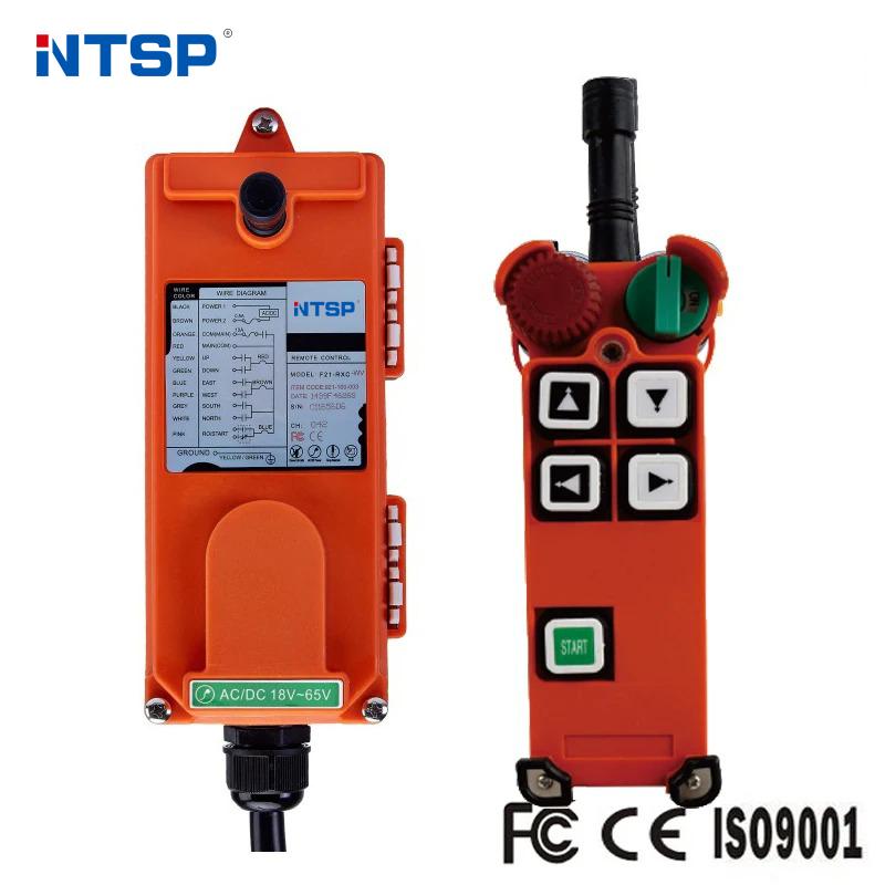 INTER-SPAN F21-4D Industrial Radio Remote Controller 4 Buttons RF 433.92MHz Learning Code 1 Year CE Certified Long-distance
