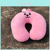 K-pop BTS U-образная подушка мультяшная BT21 для путешествий дома в гостиной на диван подарки