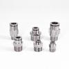 Пневматические фитинги M5 1/8" 1/4" 3/8" 1/2" BSPT Наружная резьба Никелированная латунь Быстроразъемное соединение Push-in Фитинг для воздуха Сантехника