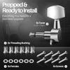 6 Pieces Guitar Tuner Pegs, Tuning Pegs Keys Machine Heads Set, Electric Guitar Tuning Keys, Locking Tuners For Guitar