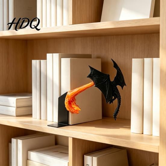 Украшение-Дракон для Полок Настольное Украшение 3D-Печатный Огнедышащий Дракон Фэнтези Летающая Детализированная Скульптура Декор для Дома Настольная Полка в Офисе