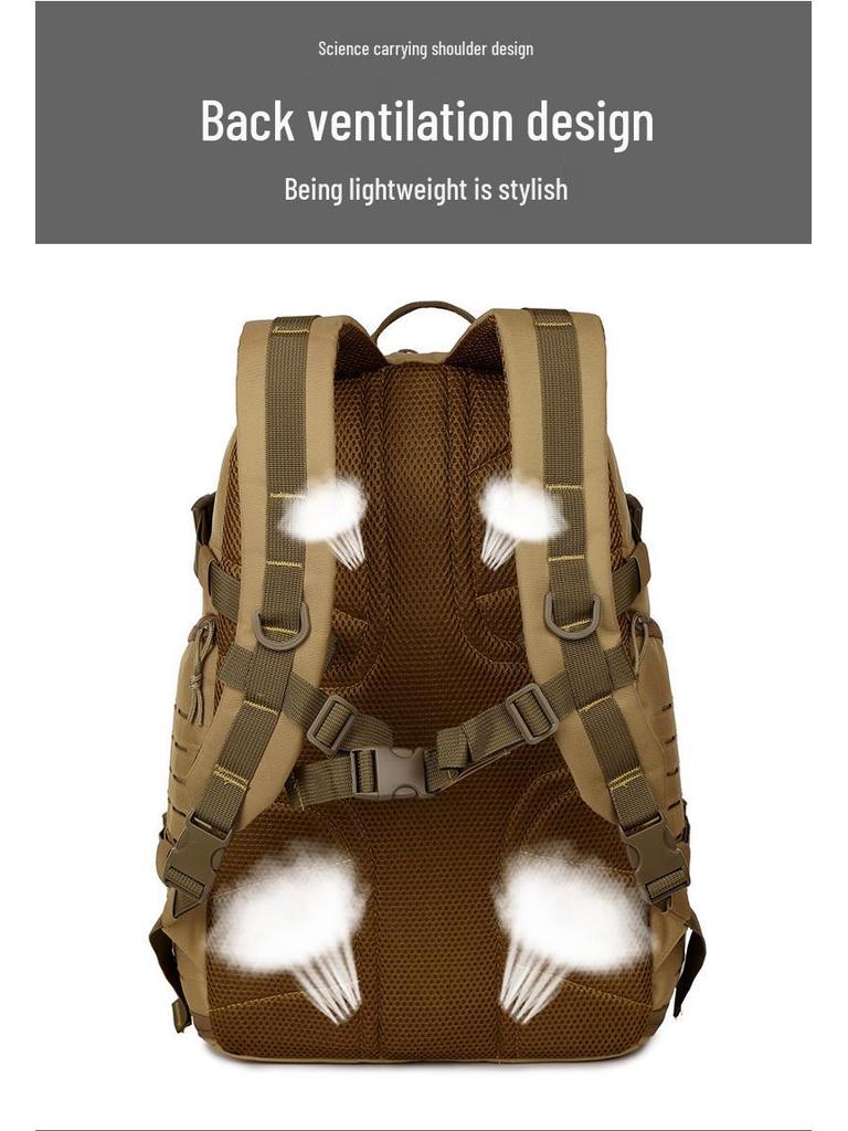 Cross-Border Outdoor Multifunctional Tactical Backpack - Large Capacity, Breathable, and Durable for Mountaineering
