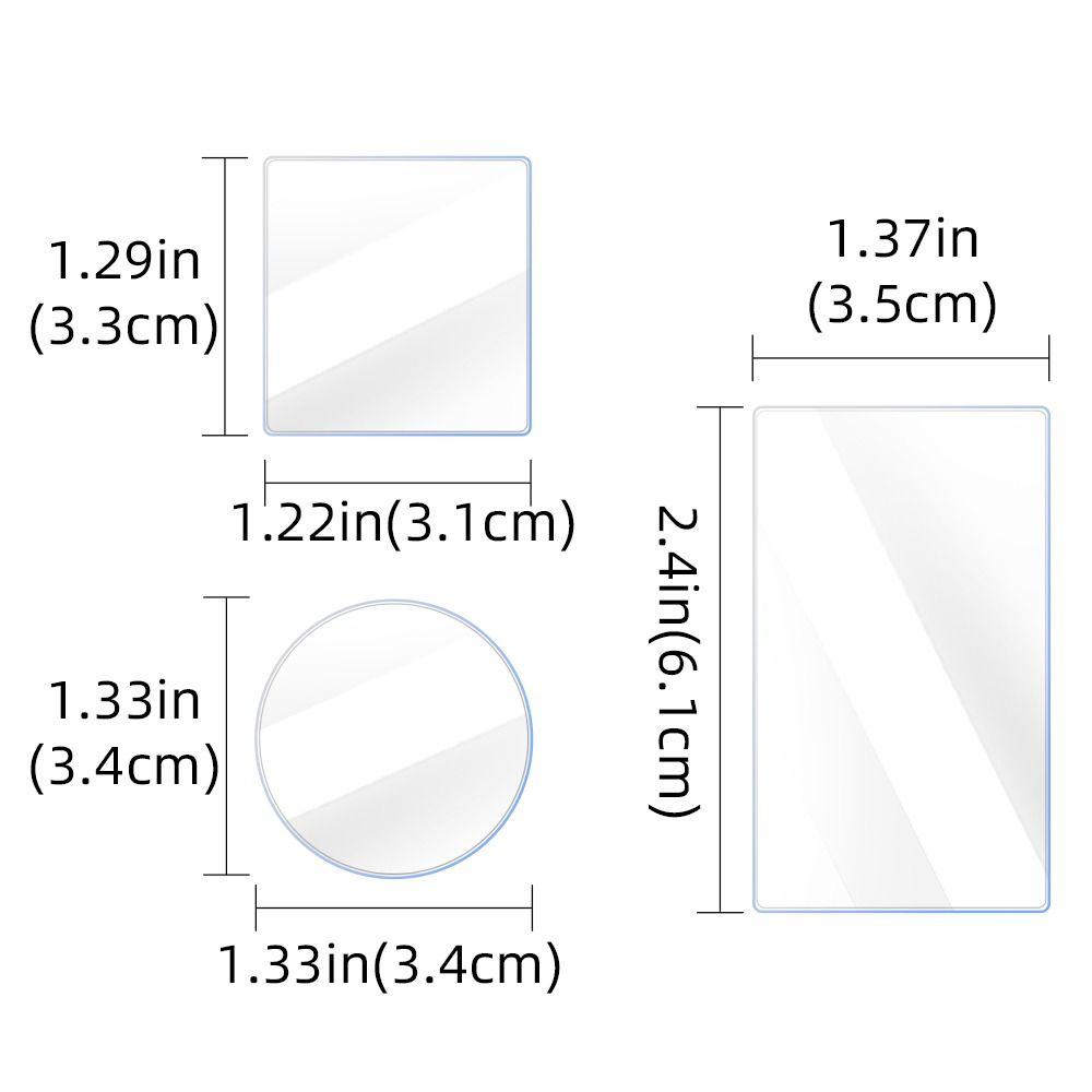 2 комплекта закаленного стекла Защитная пленка для экрана Lnes для аксессуаров экшн-камеры DJI Osmo Action 6