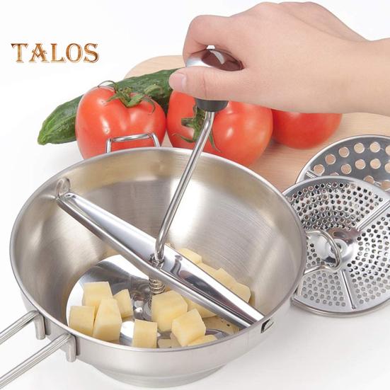 Tomato Milling Disc Ergonomic Design Grinding Food Grade Labor-saving Anti-cracking Mill Kitchen Supplies