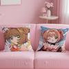 Чехол на подушку Cardcaptor Sakura Удобный двусторонний чехол Идеально подходит для автомобиля, дивана, спальни и многого другого
