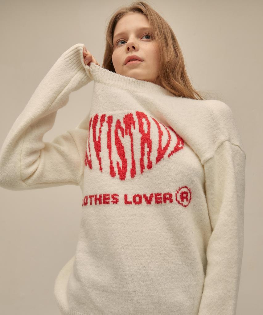 LUVISTRUE Po Heart Knit(Ivory)