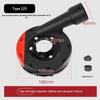 Corner Grinder Polishing Dust Cover Efficient Dust Collection Protective Accessory Universal Fit for 4-5 Inch Angle Grinders for Construction Works