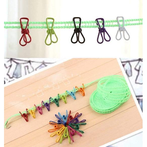 20 Pcs 2 Inch Black and White Chip Clips, PVC Coating High Elasticity Strength Steel Clothes P, Food Clips and Bag Clips