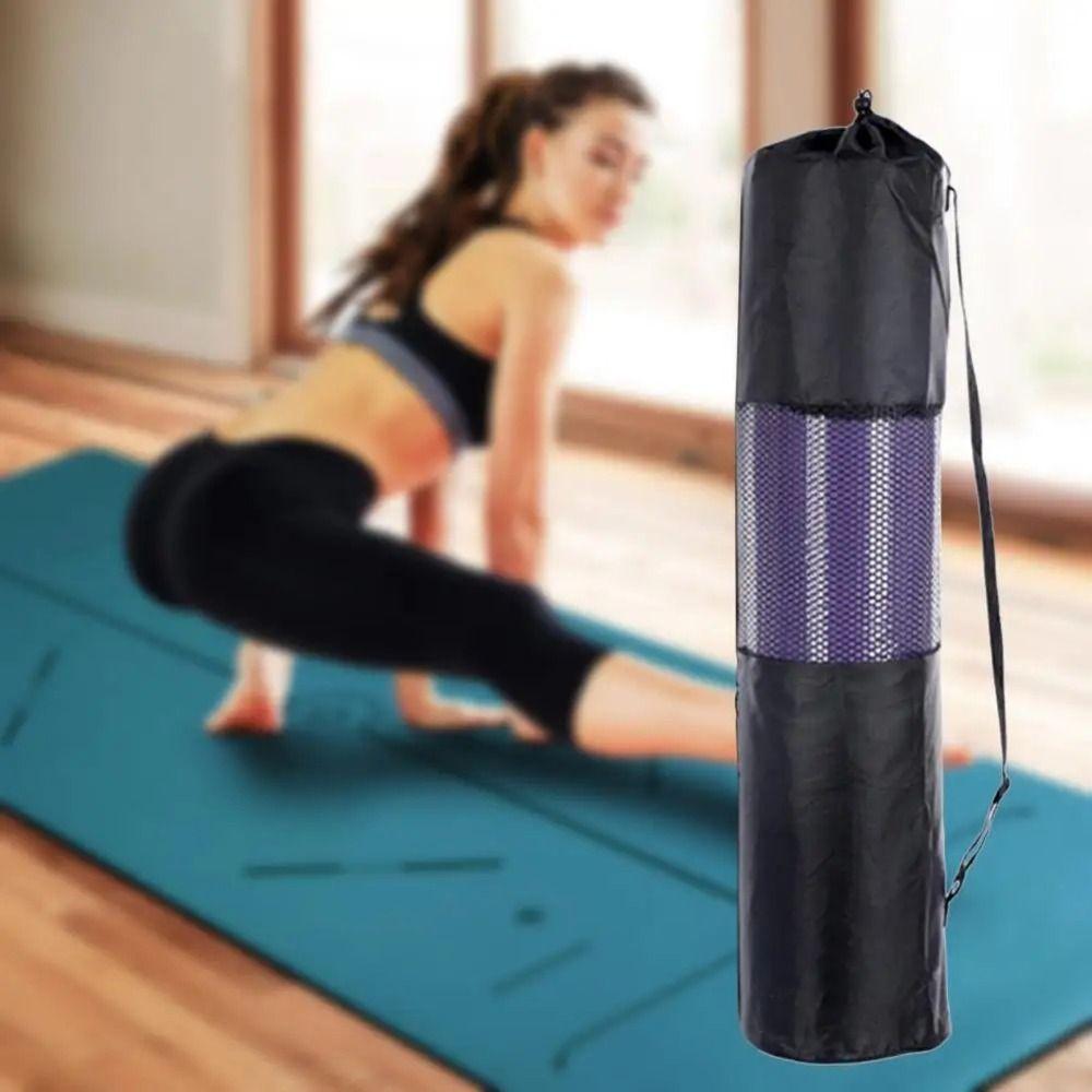 Mesh Yoga Mat Pack Breathable Yoga Sports Bag Yoga Mat Backpack Carrier Yoga Mat Bag Men Women