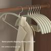 Luxury Non-Slip Plastic Hanger for Adults - Traceless Semicircular Design for Home & Clothing Stores