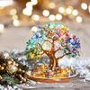 Красочное дерево настольное украшение акриловый знак декор 2D плоский новинка праздничные принадлежности центральный элемент стола