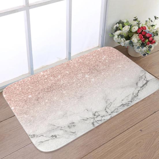 40x60cm Marble Style Durable Floor Mat Doormat Non Slip Bathroom Home Decor