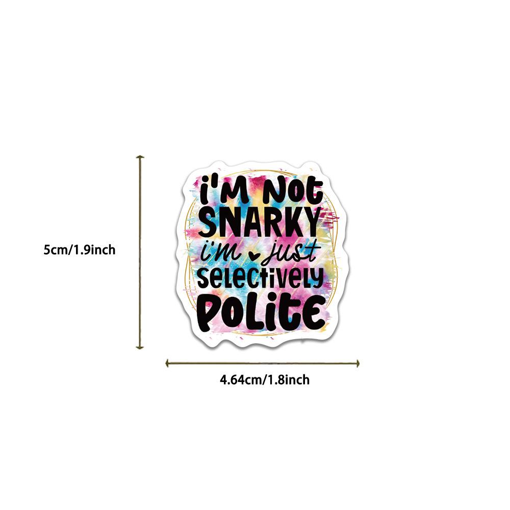 10/50 шт. забавные наклейки мем юмористические цитаты граффити наклейки для DIY багаж ноутбук скейтборд велосипед наклейки