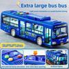 Extra Large City Bus Kids Toy with Lights Sounds Inertia One - Button Door Open Educational School Bus Model Toys Gift for Boys