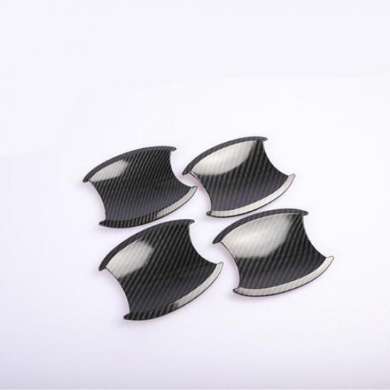 Carbon Fiber Car Door Handle Bowl Cover Trim For Honda CRV 2007-2011 G3 Gen 3th