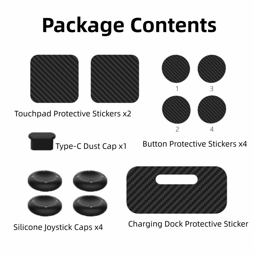 12Pcs/Set Ultra-thin Game Controller Stickers for Steam Controller 2 PC Gaming