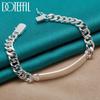 8mm Side Bracelet 925 Sterling Silver Party Gift Charm Jewelry