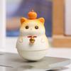 Chubby Cat Resin Ornament Shake Toys Cat Car Decorations Cat Resin Figure Cat Swinging Doll  Gifts