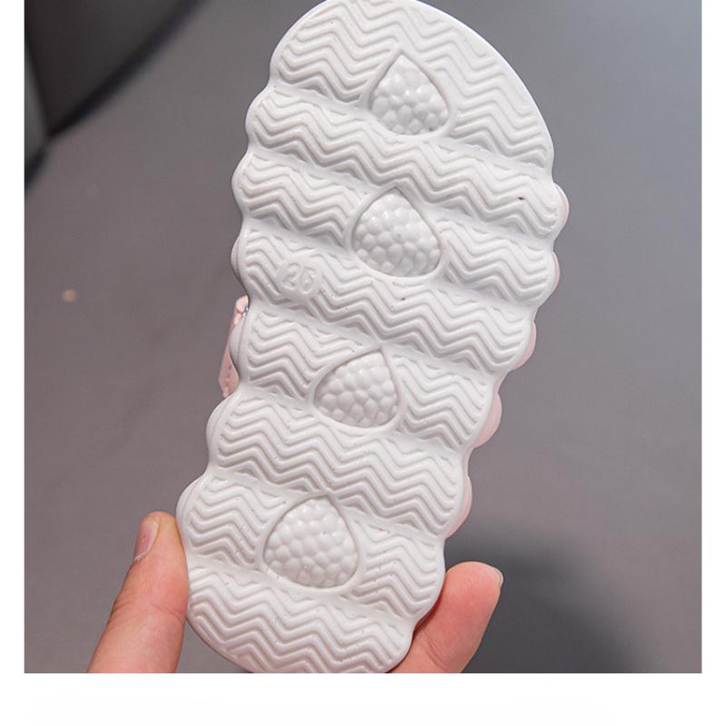 Сандалии для девочек, нескользящая обувь на мягкой подошве для маленьких девочек, нескользящая детская пляжная обувь среднего и большого размера