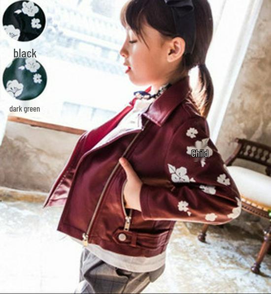 Korean Children's Lace Beaded Cotton T-shirt Top