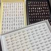 10 шт. Открытое простое кольцо с цирконием, регулируемое цветное кольцо с цирконием, универсальное кольцо на палец, аксессуар для вечеринки