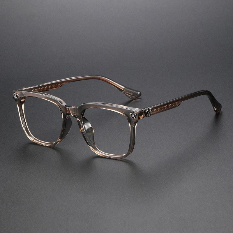 New versatile anti-blue flat glasses retro literary glasses frame men can match myopia glasses frame