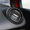 Soft Carbon Fiber Sticker LHD RHD For Renault Clio 3 2013 2014 2015 2016 2017 2018 Car Sides of Center Console Outlet Frame Trim
