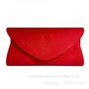 European and American Simple Flannel Heart-Shaped Evening Clutch for Ladies
