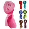 Women Elegant Breathable Soft Lady Fashion Silk Scarf Chiffon Shawls Gradient Color Thin