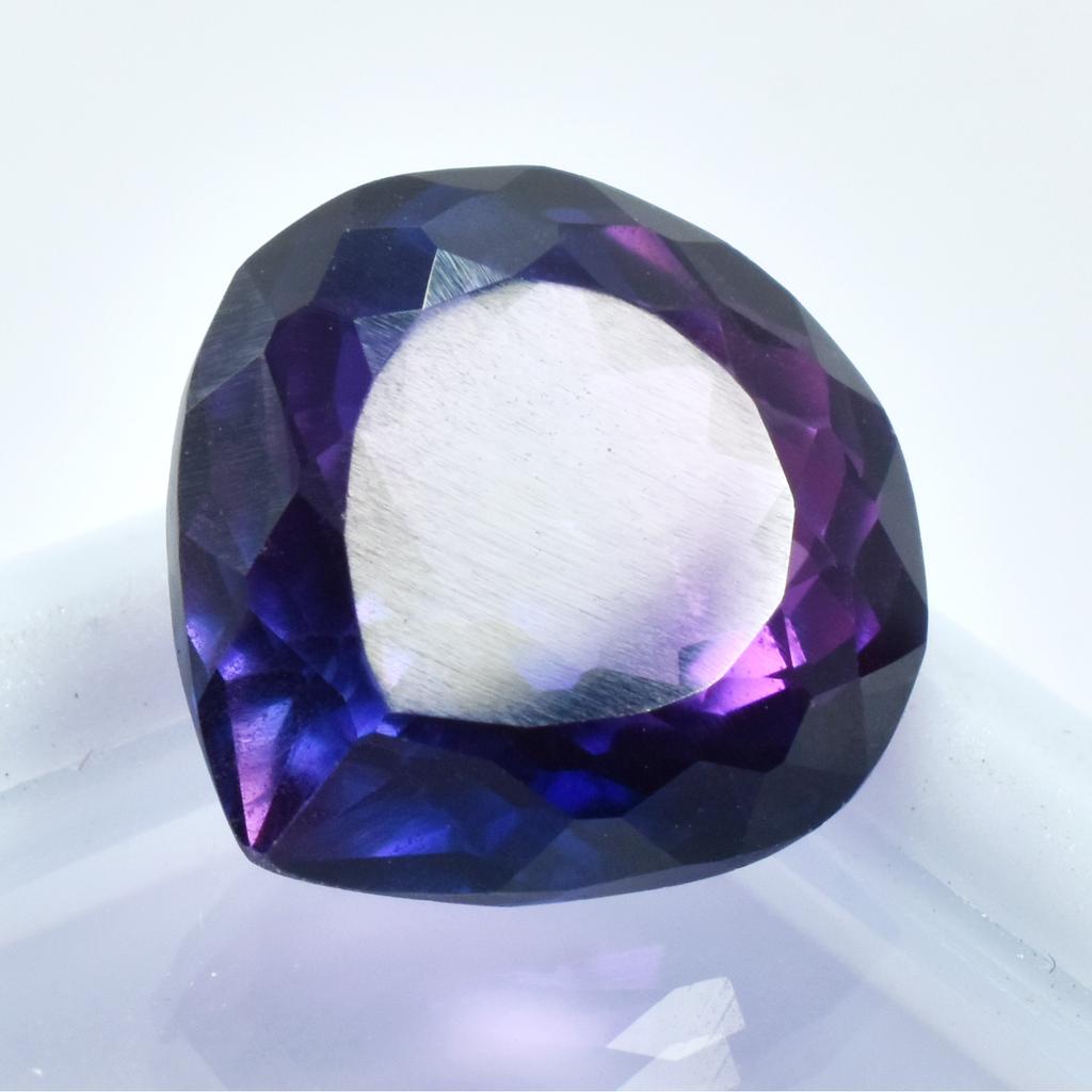 Natural Purple Tanzanite Loose Gemstone 9.50 ct Pear Cut for Jewelry Making and Gem Collections
