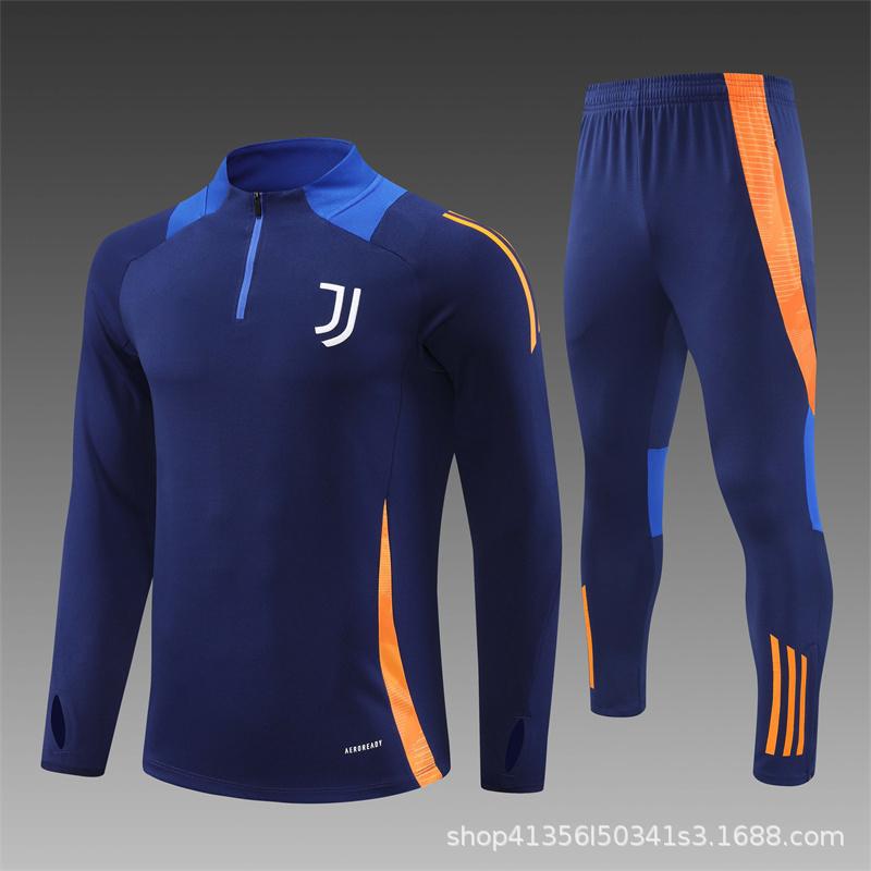 Костюмы с длинным рукавом на молнии Juventus/Dortmund/Bayern, Тренировочная форма, Одежда для разминки, Футбольная форма, Для взрослых и детей