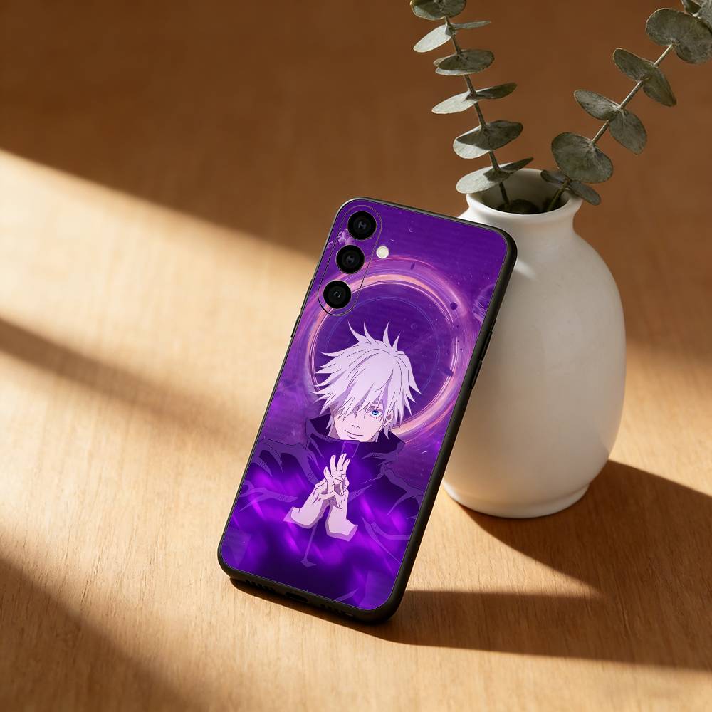 J-Jujutsu Anime KAISEN Phone Case For Samsung Galaxy A91,80,73,72 ,71,53,52,32 ,31,22,21s,20,Soft Black Case