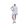 Nike Court Advantage Dri-FIT Однотонная Удобная Теннисная Футболка с Длинным Рукавом Женские топы Белый FZ6738100
