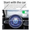 Solar Powered Car Digital Clock Thermometer Auto On Off Dashboard Time Date Temperature Monitor Long Standby for Vehicles