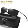 aoron Polarized Sunglasses Mens/Women Driving Mirror Sun Glasses Metal Frame Goggles UV400 Anti-Glare Sunglasses