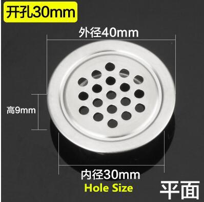 10pcs Stainless Steel Round Ventilation Cover Air Vent Louver Mesh Hole for Wardrobe Shoe Cabinet Furniture Accessories