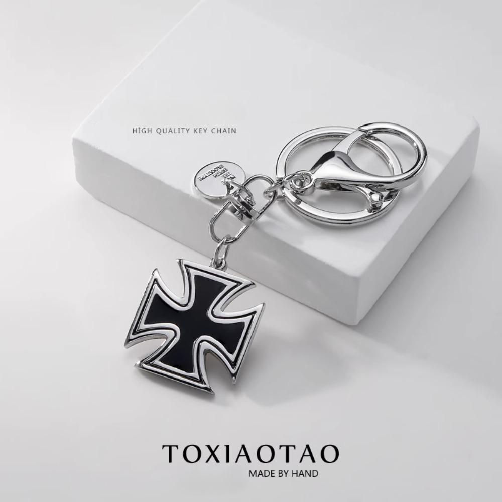 Винтажный прусский немецкий металлический железный крест брелок подвеска совиньон немецкий мемориальный подвесной орнамент