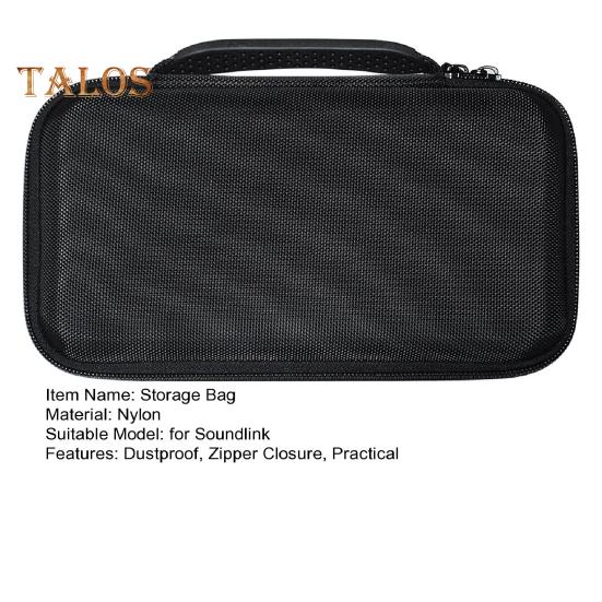 Сумка для хранения портативных динамиков с ручкой, застежкой-молнией, ударопрочный, с мягкой подкладкой, жесткий чехол для переноски Soundlink
