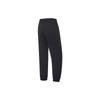 Li Ning Fitness Series Solid Color Tapered Knit Sports Pants Women Pants Black AKLT524-4
