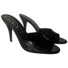 GUCCI Slide Slippers Women's Black 593389 CLG00 1000