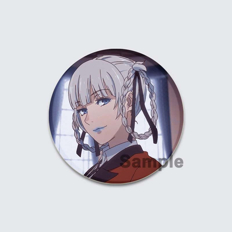32/44/58 мм аниме Kakegurui Брошь ручной работы булавка мультяшная фигурка Юмэко Джабами значок мультяшный косплей значок для рюкзака Декор ювелирные изделия подарки