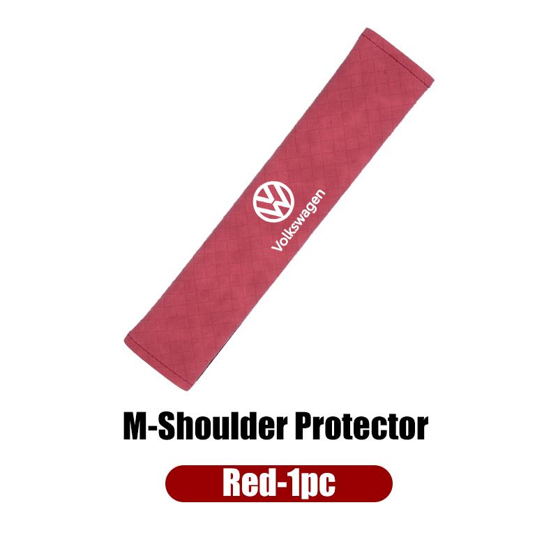Car Shoulder Pad Safety Belt Protector Cover Strap Mat Accessories For VW Tiguan CC Jetta Polo Golf Passat Scirocco T-ROC Touare zf9