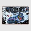 Sebastien Sébastien Loeb Monte Carlo Rally Car Metal Sign Club Home Retro Posters Home Vintage Decoration Room Wall Art Decor