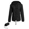 Women's Hooded Lightweight Outdoor Jacket Thin Solid Color Submachine Jacket